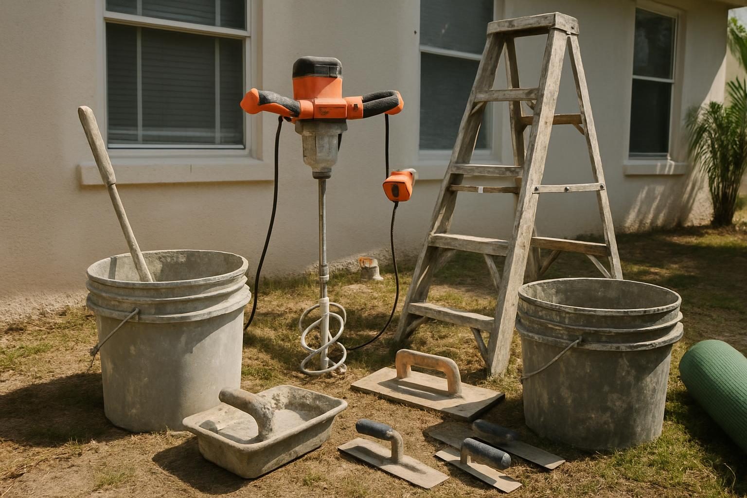 Stock photo: Stucco Restoration